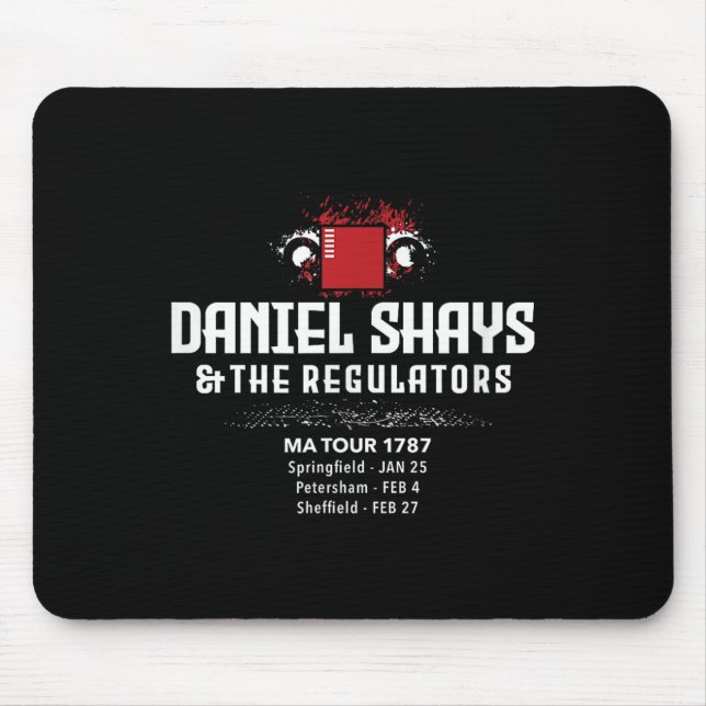 Mousepad Daniel Shays Machusets Histórico (Frente)