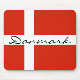 Mousepad Danmark with Dannebrog