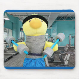 Mousepad Danny Duck no ginásio