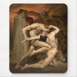 Mousepad Dante e Virgil no Inferno (por Bouguereau)
