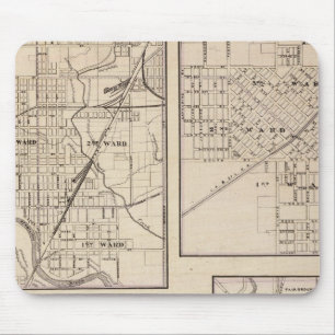 Mousepad Danville, Shelbyville, Atlanta e Monticello