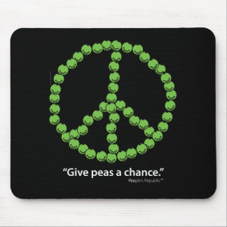 Mousepad Dar Às Ervilhas Uma Oportunidade (tecidos Escuros)