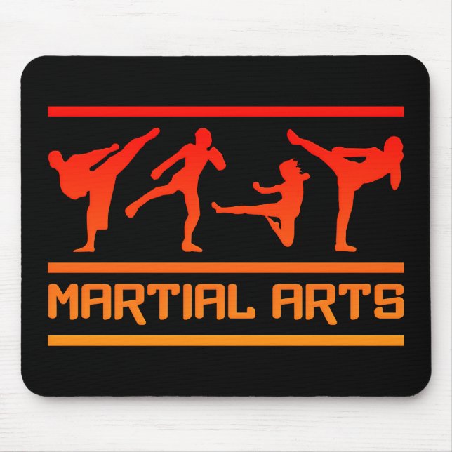 Mousepad das artes marciais (Frente)
