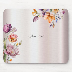 Mousepad das flores coloridas da primavera
