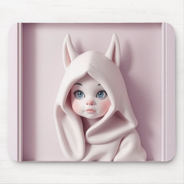 Mousepad „Das Mädchen im Zaubermantel“ (Frente)