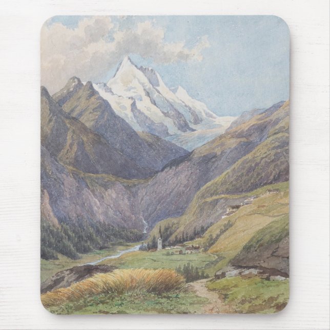 Mousepad Das Mölltal mit dem Großglockner - Carl Lafite (Frente)