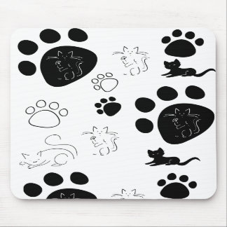 Mousepad das patas do gatinho