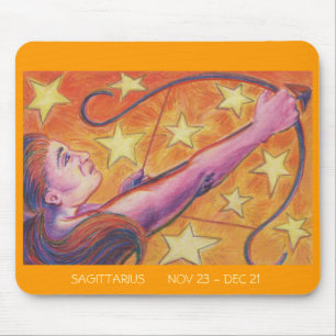 Mousepad Datas do bloco bucal Zodiac Sagittarius