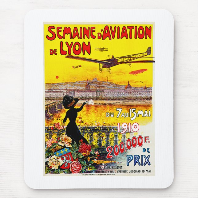 Mousepad d'Aviation de Lyon de Semaine (Frente)
