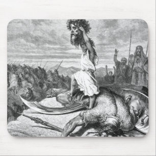 Mousepad David Slays Golias De Gustave Dore 1886