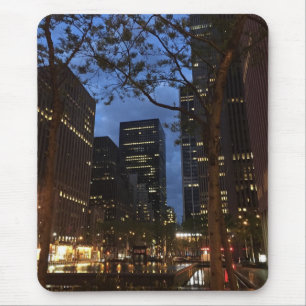 Mousepad Dawn nas Luzes da Arquitetura NYC do Rockefeller C