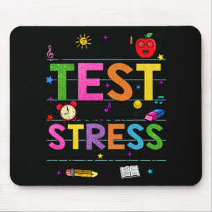 Mousepad Day Rock The Test Teacher Funny Testing Day Study