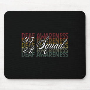 Mousepad Db Linguagem de Sinal de Mão Linguagem de Mão Sens