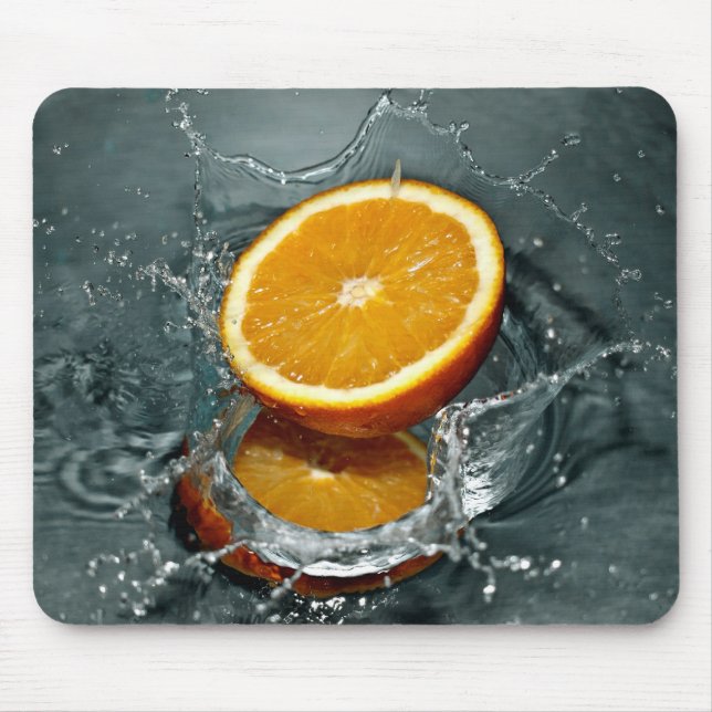Mousepad de abertura laranja (Frente)