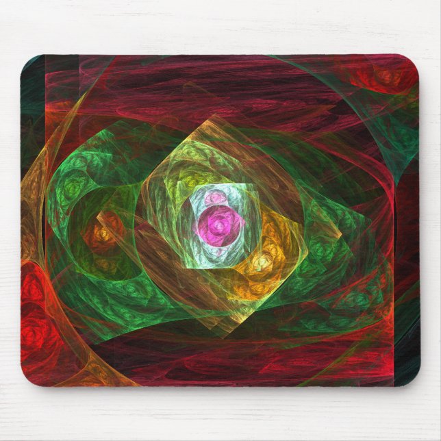 Mousepad de Abstrato de Conexões Dinâmicas (Frente)
