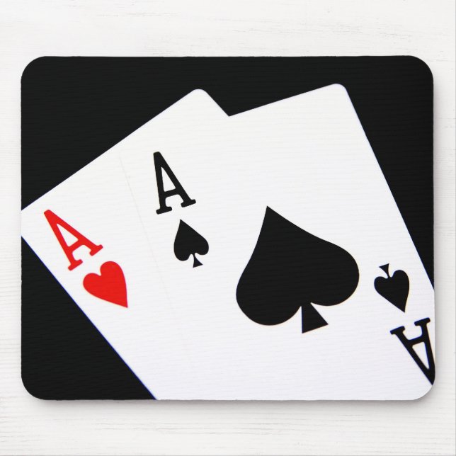 Mousepad de Aces do Poker (Frente)