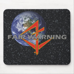 Mousepad de advertência justo