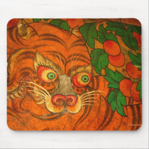 Mousepad de agachamento do tigre