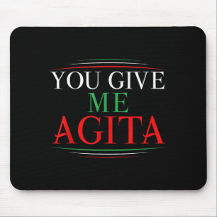 Mousepad Dê Agita Itália Divertida Humor Sarcástico Dito