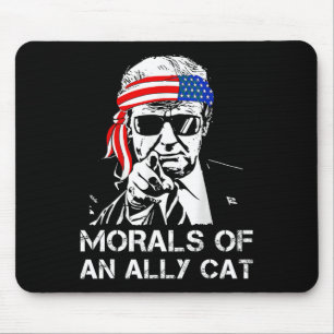 Mousepad De Ally Cat Funny Trump 2024 Trump Presidente