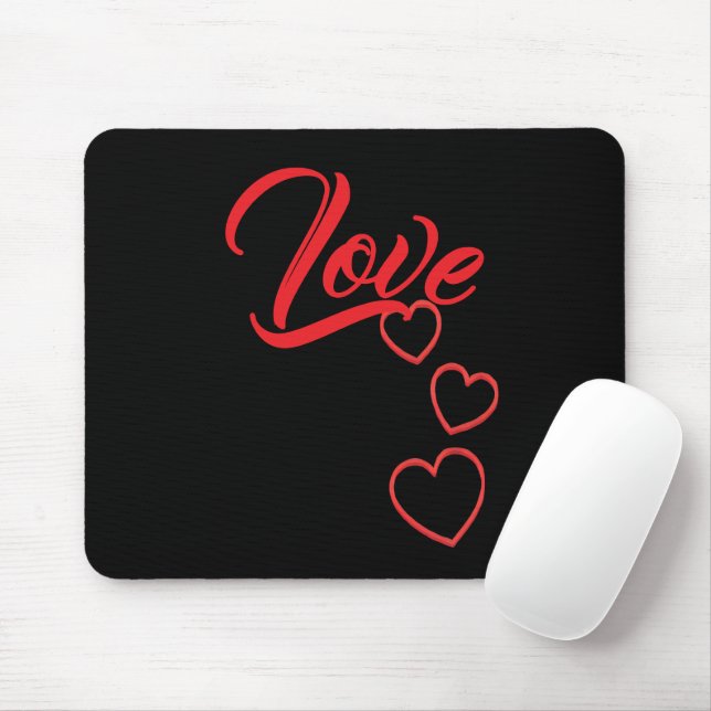 Mousepad de amor (Com mouse)
