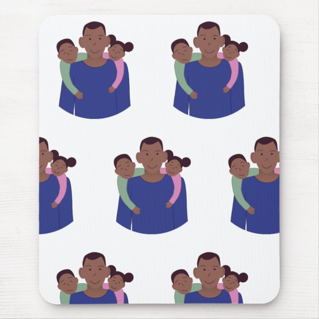 Mousepad de Amor dia de os pais (Frente)