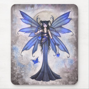 Mousepad de Arte de Fada Fantasia Gótica Fofa