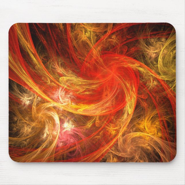 Mousepad de Arte do Firestorm Nova Abstrato (Frente)