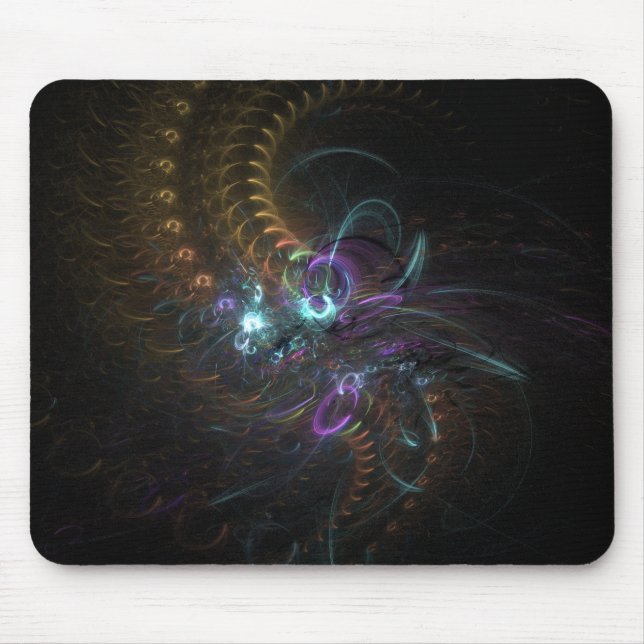 Mousepad de arte fractal (Frente)