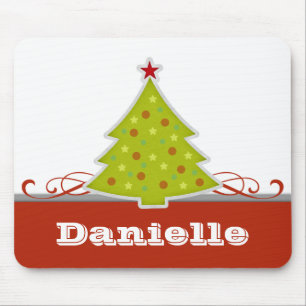 Mousepad de Árvore de Natal Whimsical