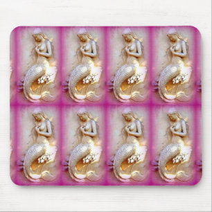 mousepad de assento do rosa das sereias