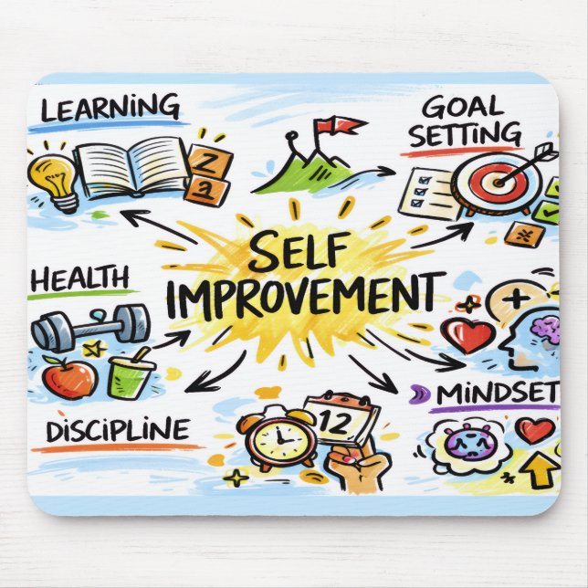 Mousepad de Autoaprimoramento (Frente)