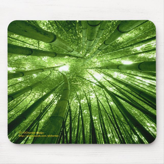 Mousepad de bambu da floresta (Frente)