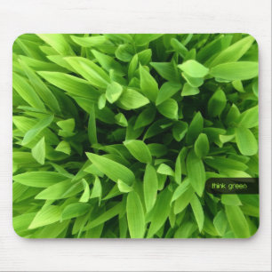Mousepad de bambu verde