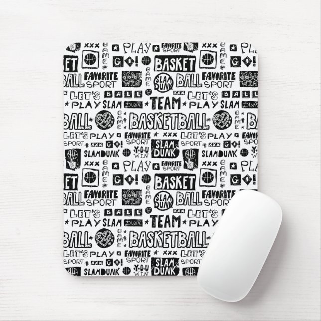 Mousepad de Basquete (Com mouse)