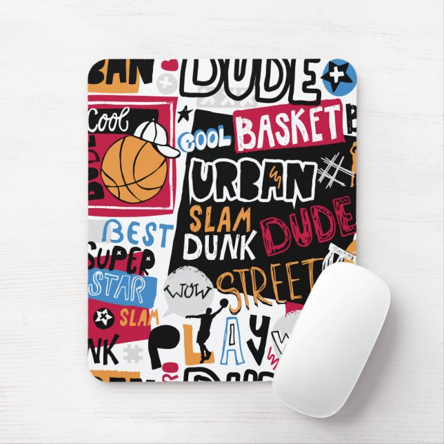 Mousepad de Basquete (Com mouse)
