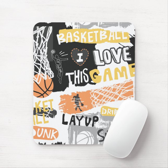 Mousepad de Basquete (Com mouse)
