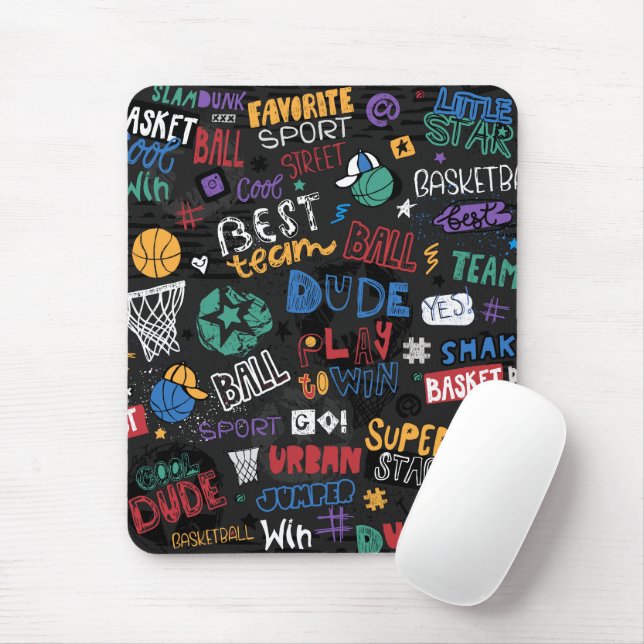 Mousepad de Basquete (Com mouse)