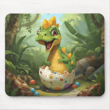 Mousepad de Bebê Dinossauro Fofo