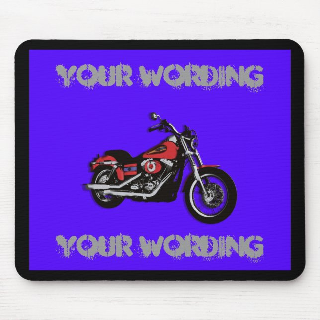 Mousepad de bicicleta vermelha de estrada (adicion (Frente)