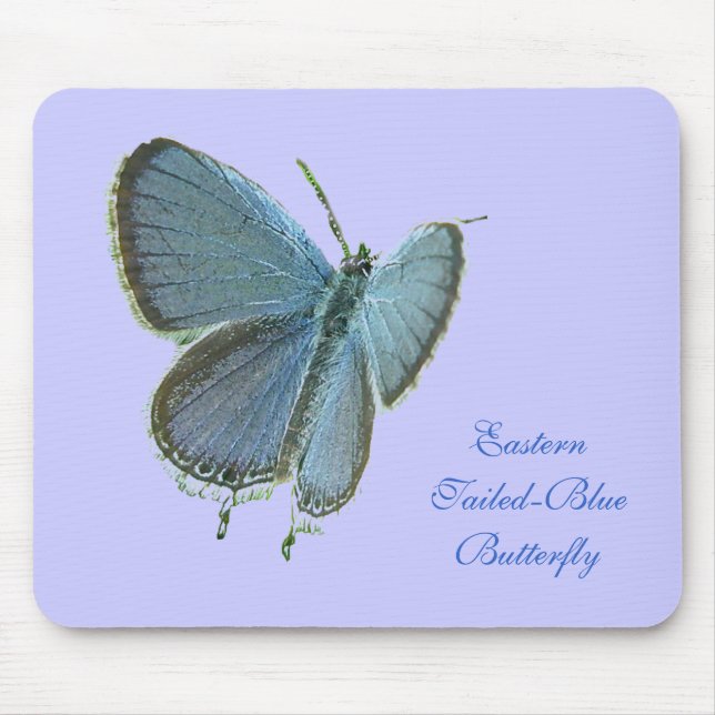 Mousepad de Borboleta Azul, De Altura Oriental (Frente)