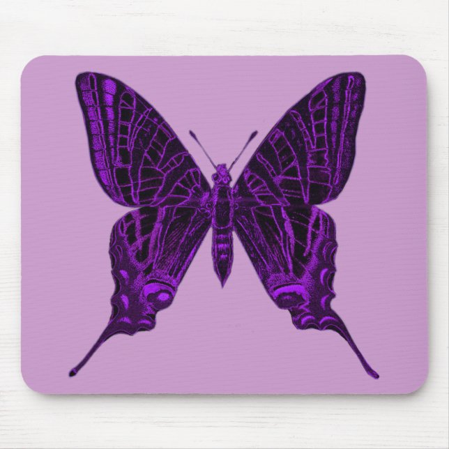 Mousepad de Borboleta Roxo (Frente)