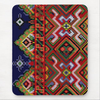Mousepad de Bordado de Cruz Ucraniano
