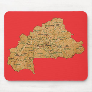Mousepad de Burkina Faso