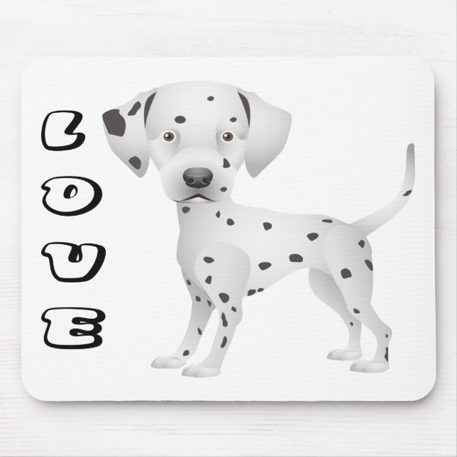 Mousepad de Cachorro Filhote Dálmata (Frente)