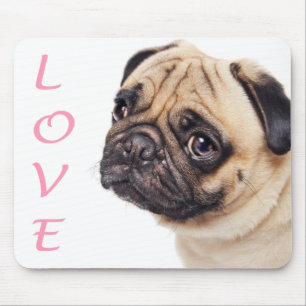 Mousepad de Cachorro Pug Fofinho