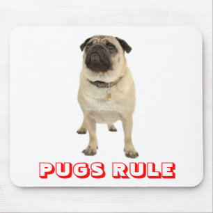 Mousepad de Cachorro Pug Fofinho de Amor