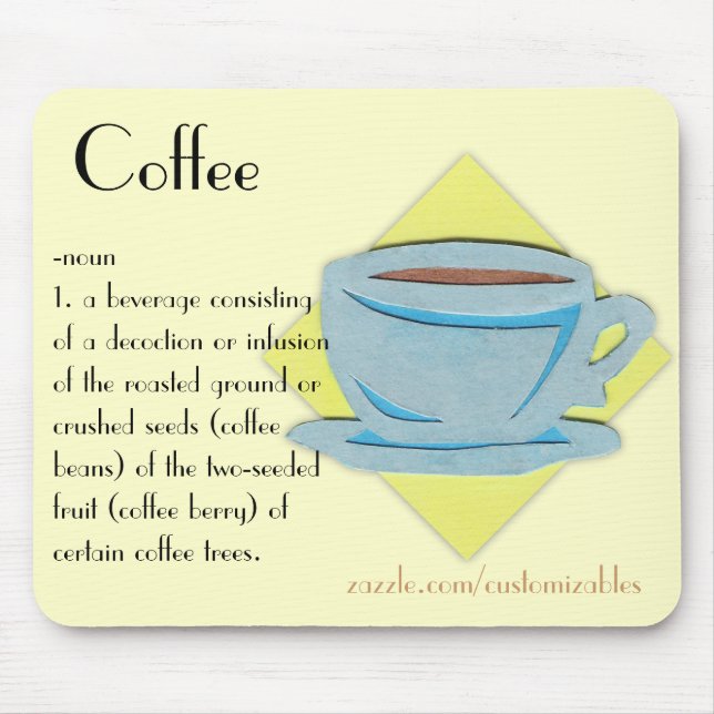 Mousepad de Café (Frente)