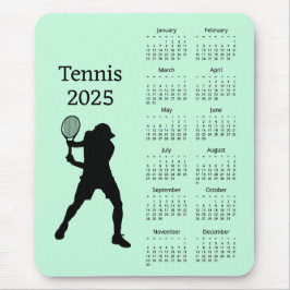 Mousepad de Calendário do Tênis 2025