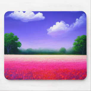Mousepad de Campo Rosa